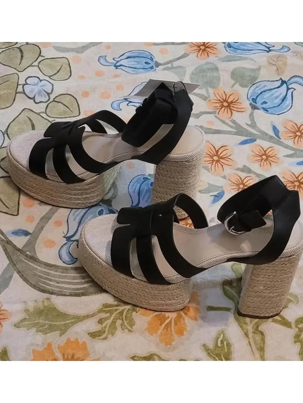 The Drop Women's Bea Platform Size 9.5 High Heel Fashion Stappy Sandals Shoes
